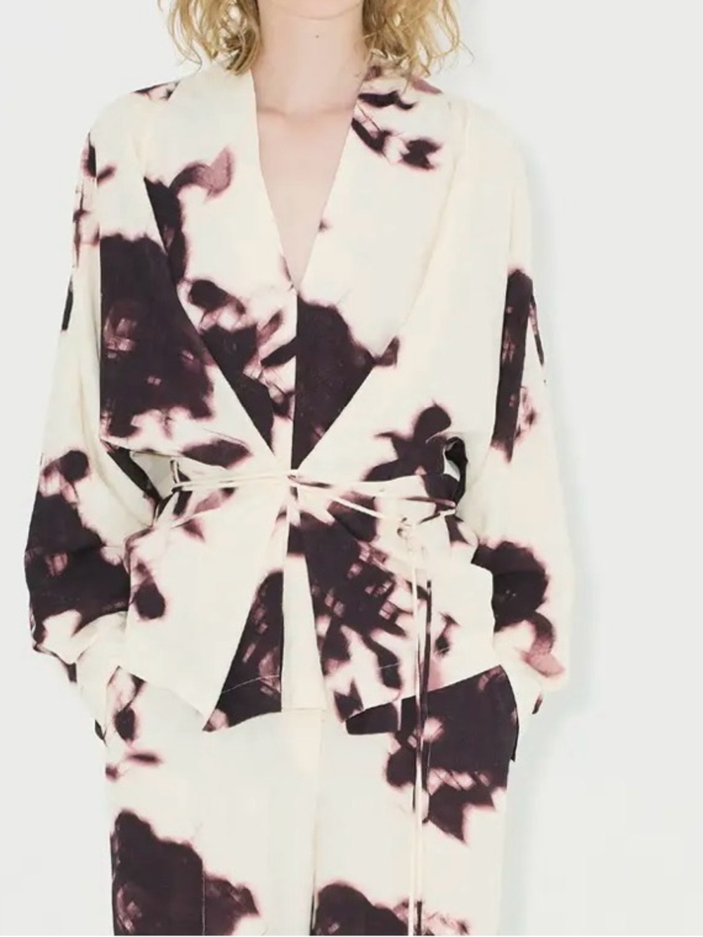 Eiko Ai Ann kimono Top, NWT, SZ S/M in wine-rose color